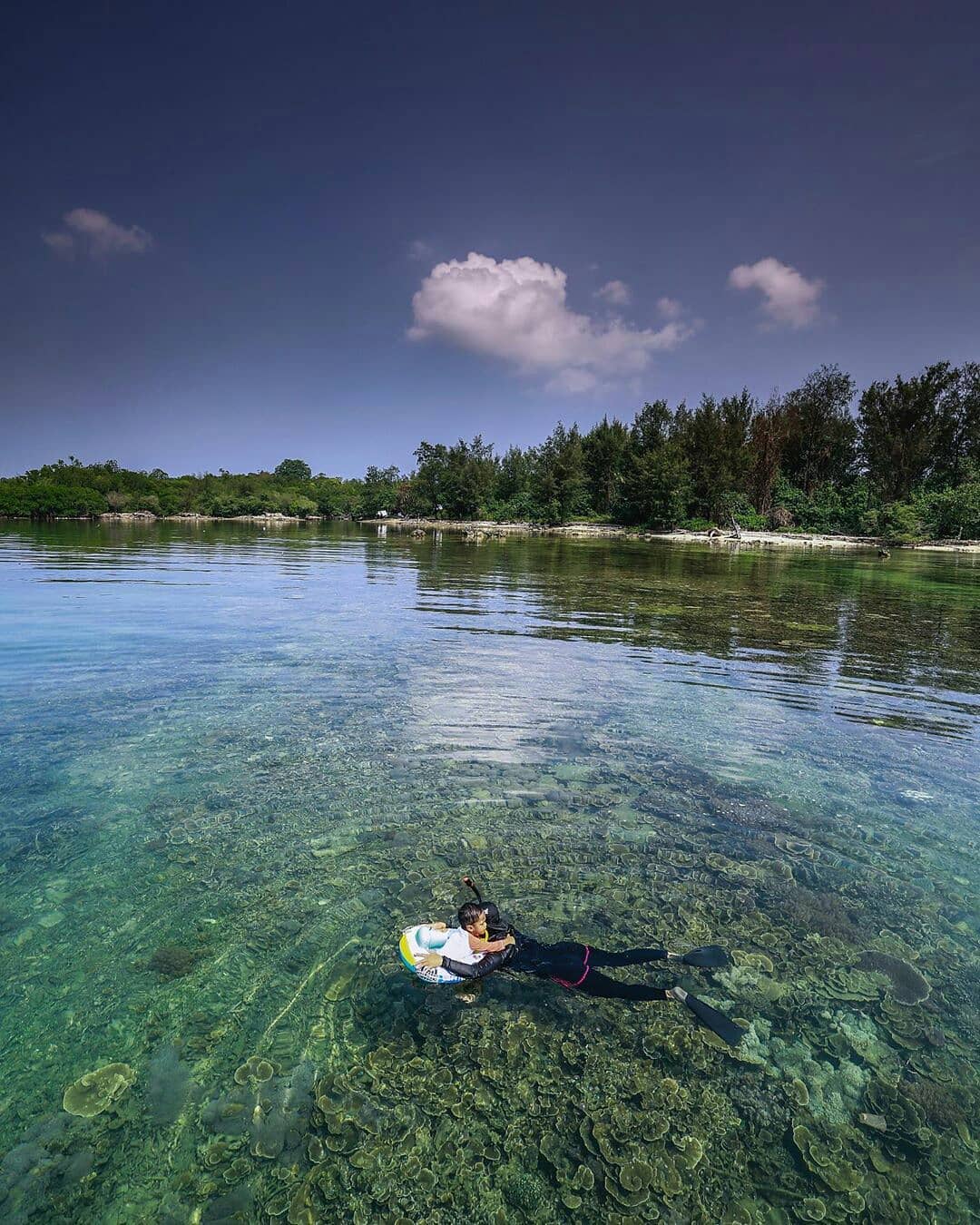 Pantai Pulau Sangiang Anyer Image From @adityafajarr